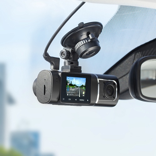Двухканальный видеорегистратор iBOX Flip GPS Dual